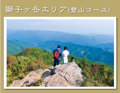 獅子ヶ岳エリア（登山コース）